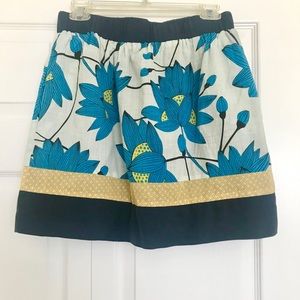 Hype Anthropologie Floral Skirt